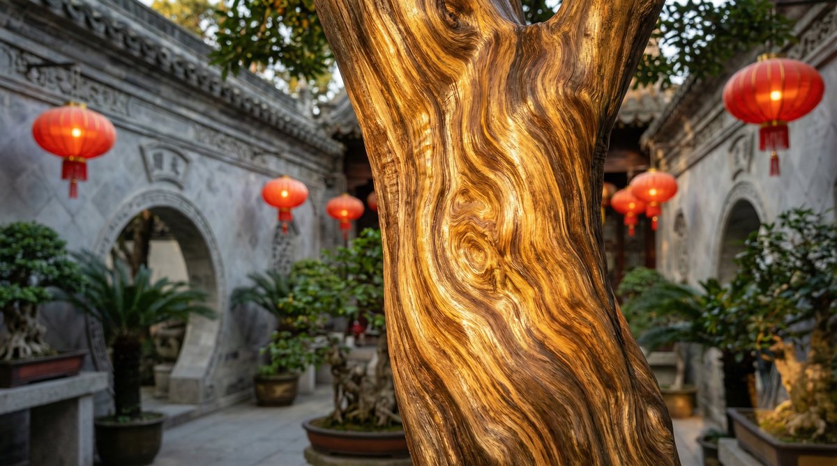 精神小妹视频-金丝楠木纹理